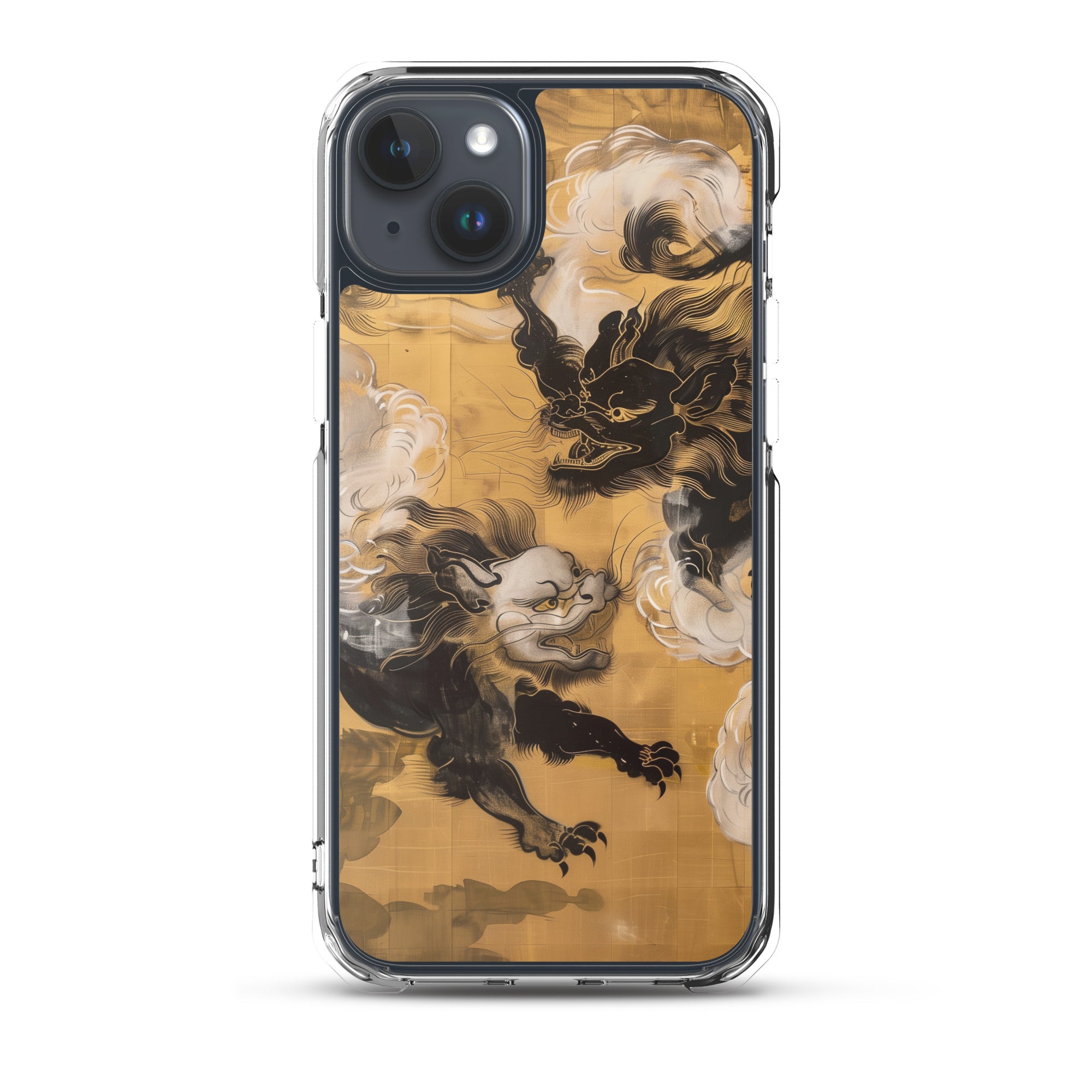 "Two lion-like creatures." Clear Case for iPhone®