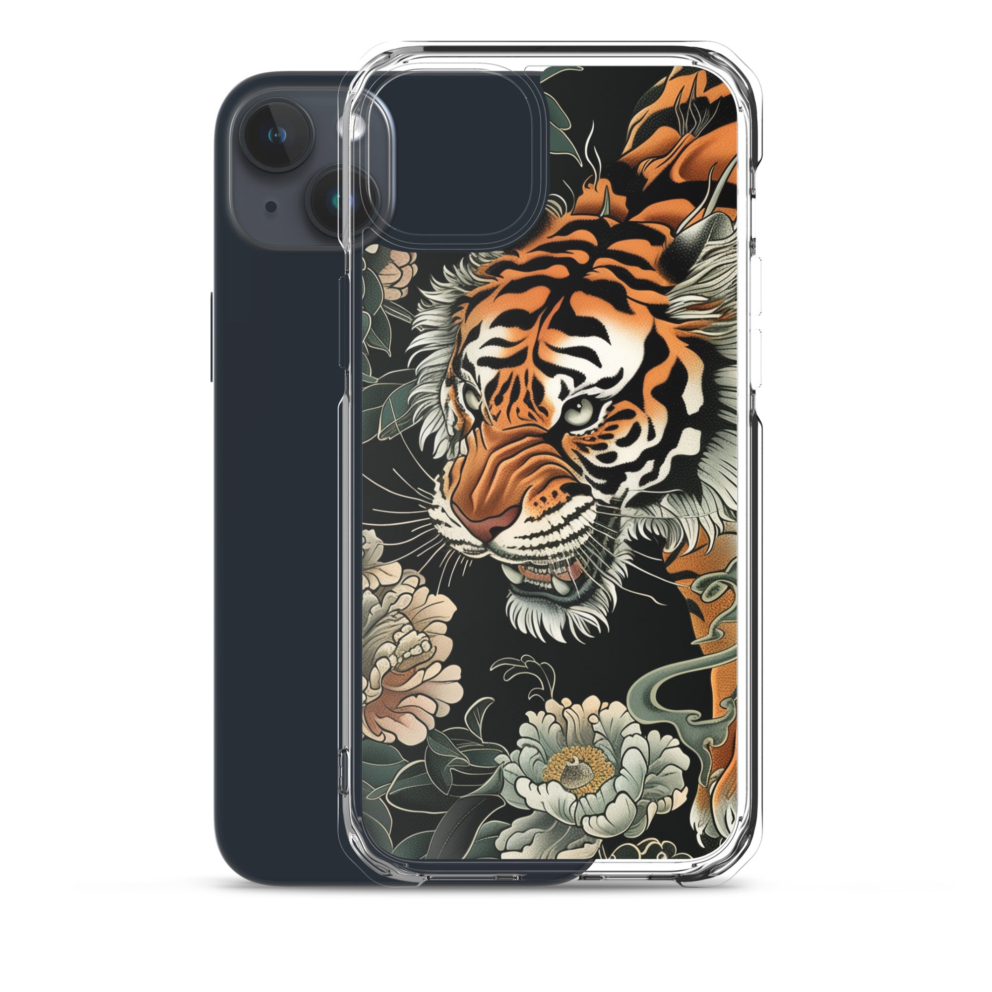 "tiger&peony" Clear Case for iPhone®