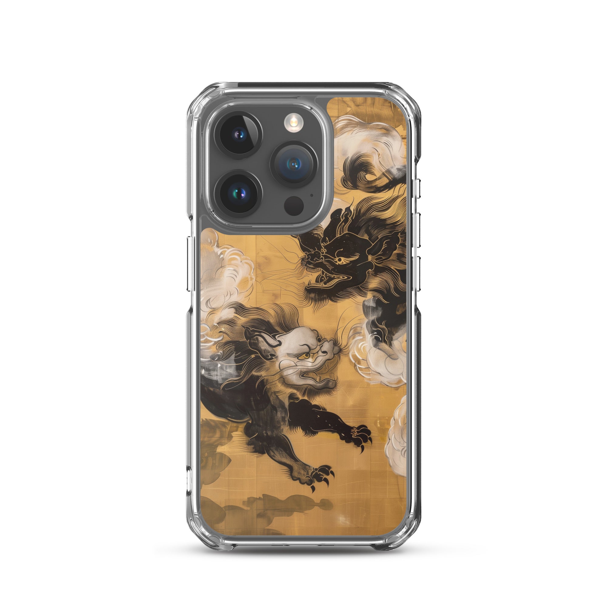 "Two lion-like creatures." Clear Case for iPhone®