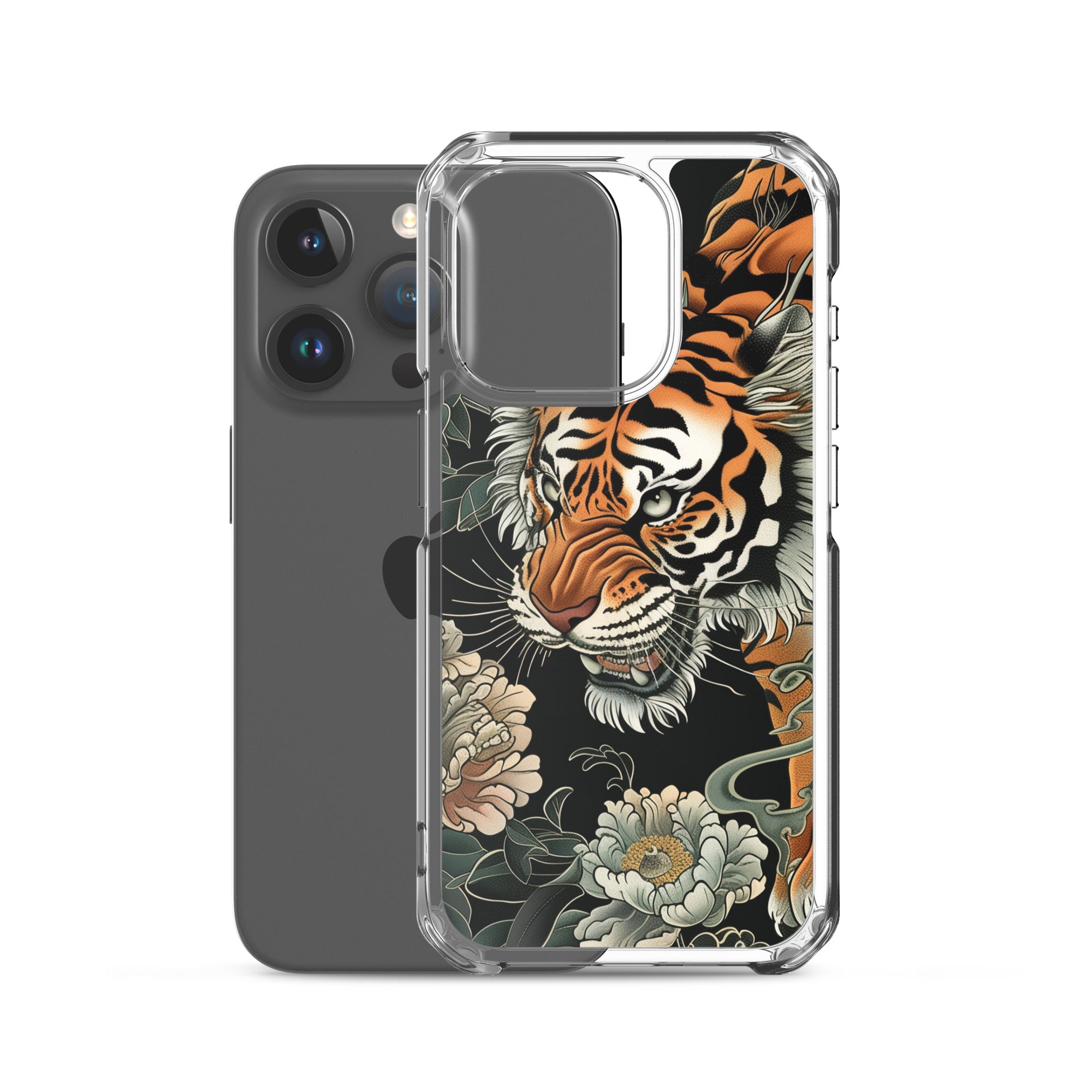 "tiger&peony" Clear Case for iPhone®