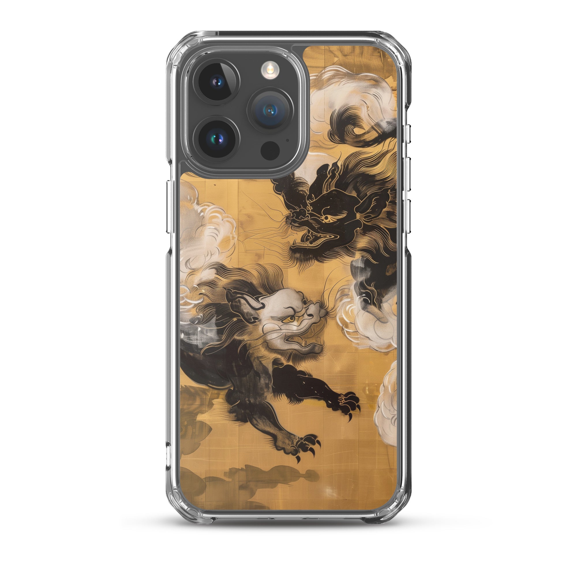 "Two lion-like creatures." Clear Case for iPhone®