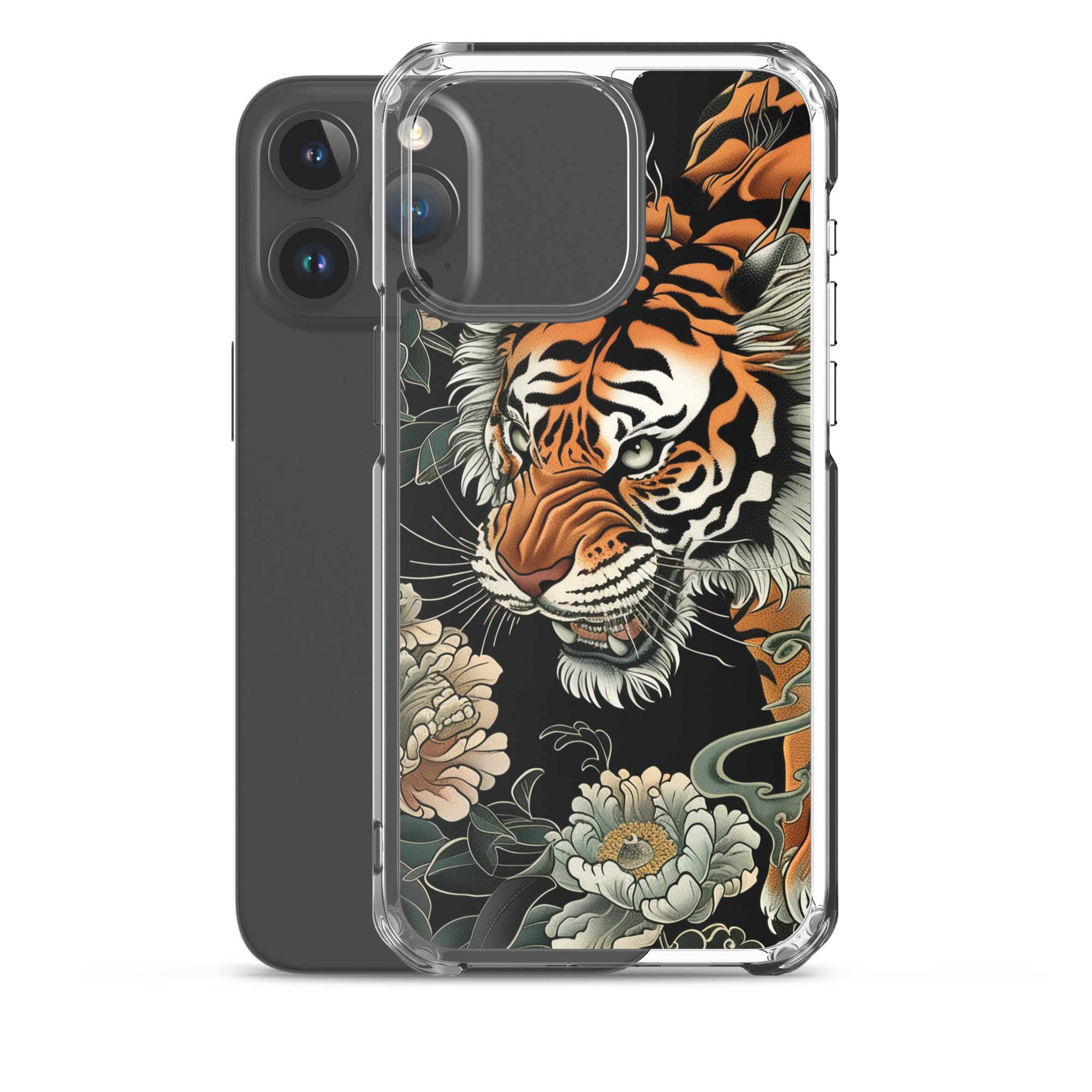 "tiger&peony" Clear Case for iPhone®