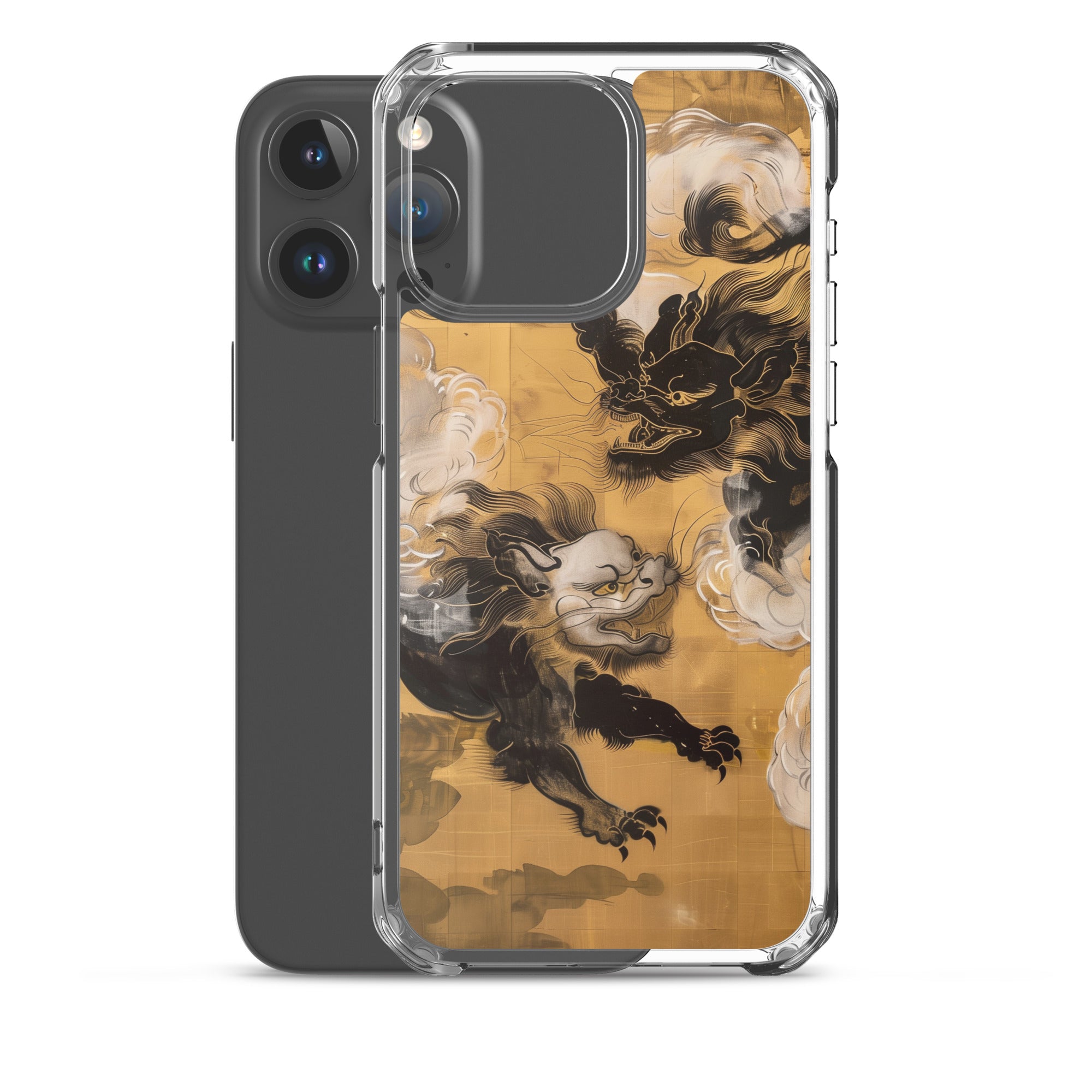 "Two lion-like creatures." Clear Case for iPhone®