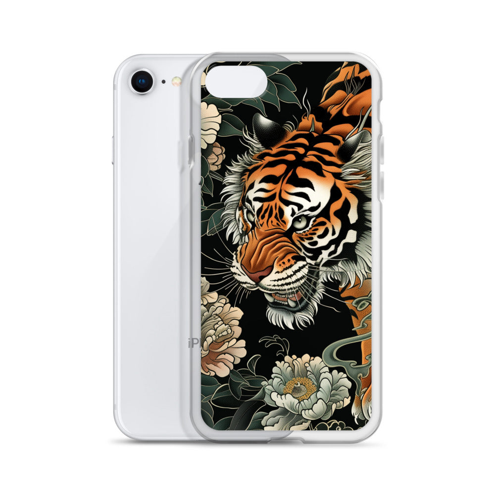 "tiger&peony" Clear Case for iPhone®