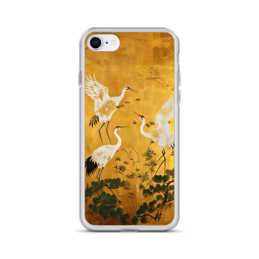 "ukiyo-e. crane." Clear Case for iPhone®
