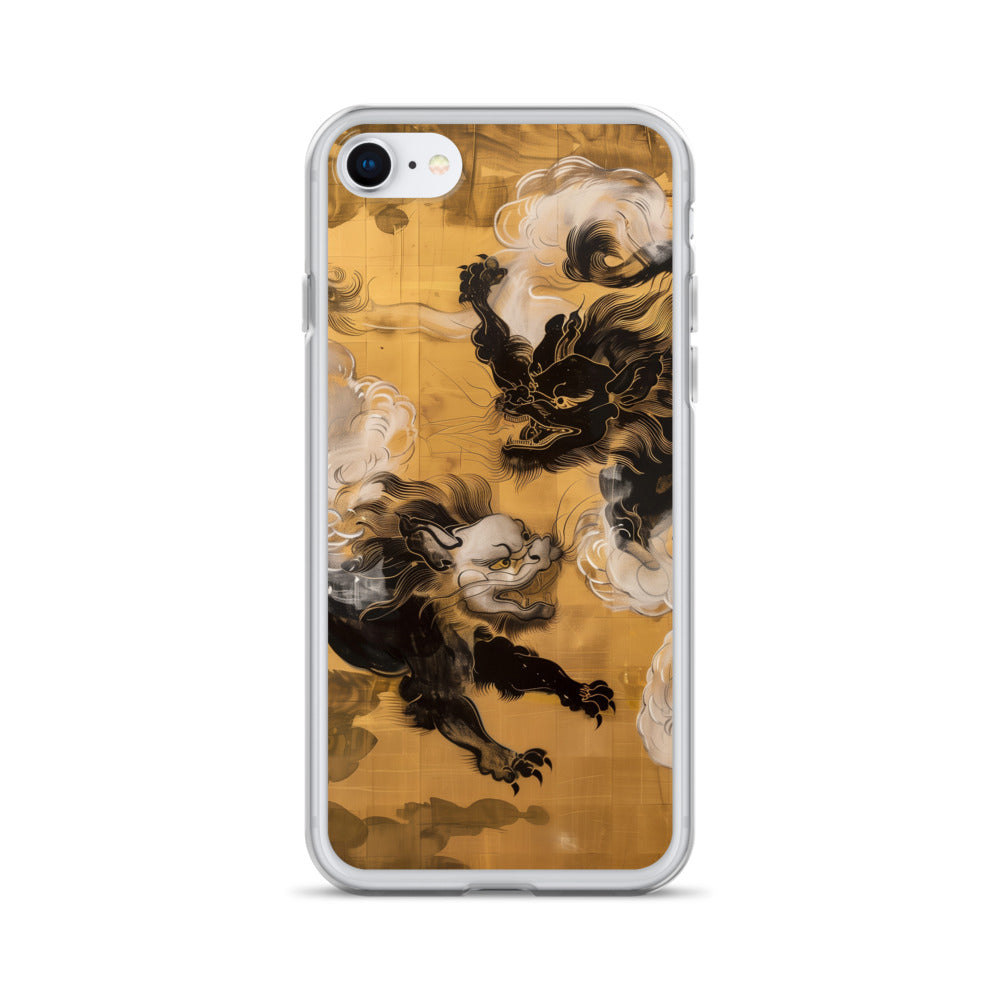 "Two lion-like creatures." Clear Case for iPhone®