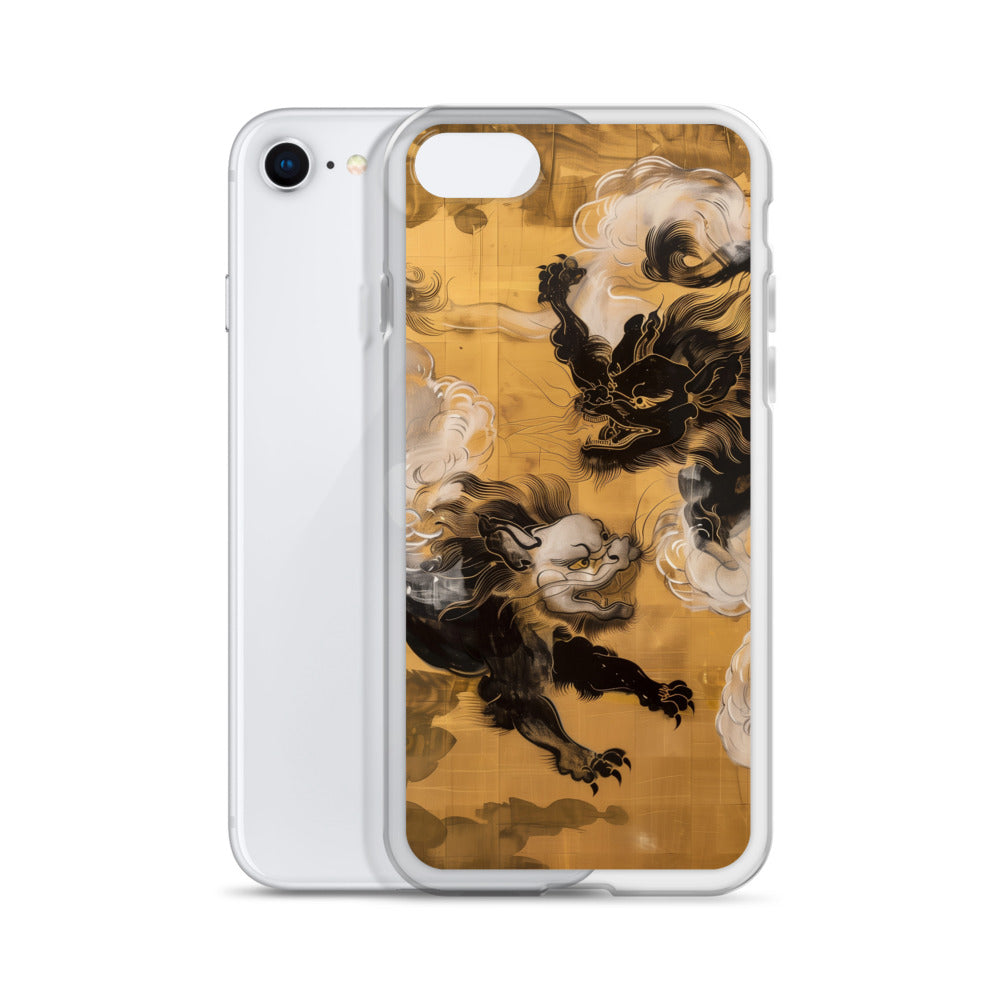 "Two lion-like creatures." Clear Case for iPhone®