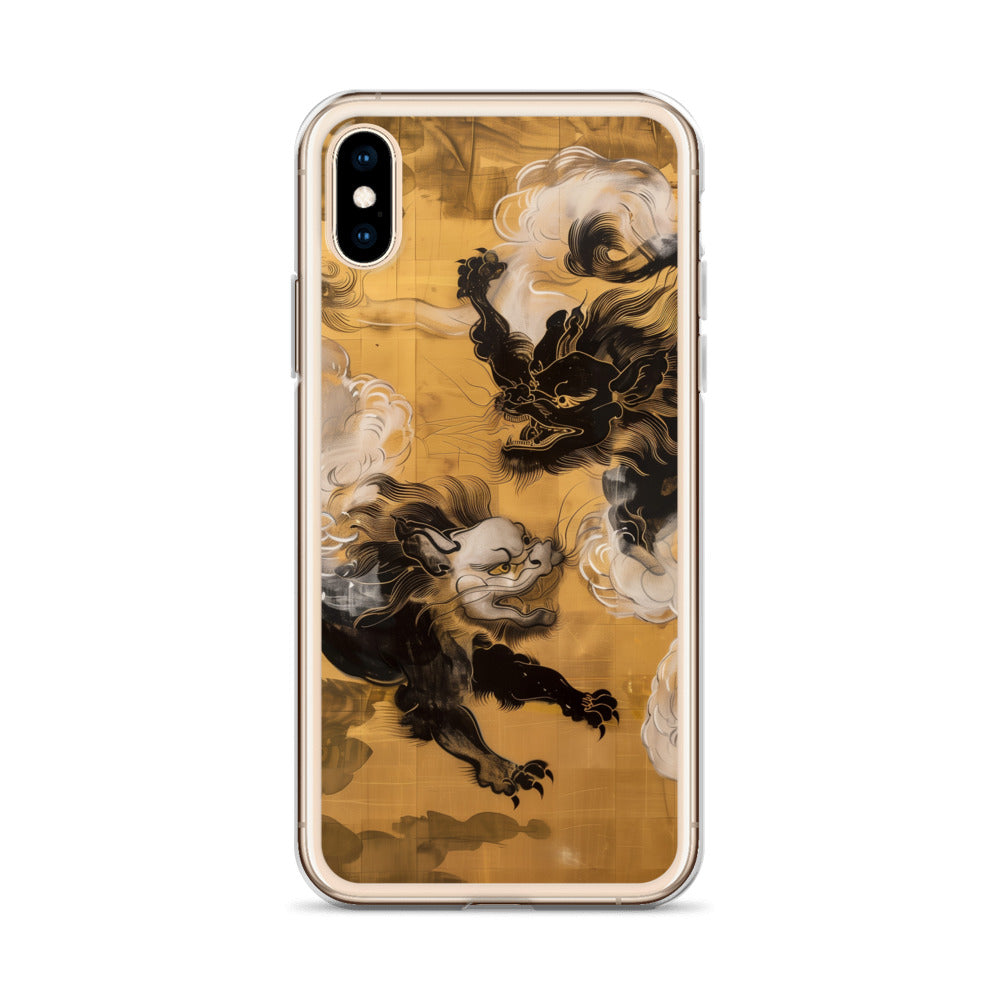 "Two lion-like creatures." Clear Case for iPhone®