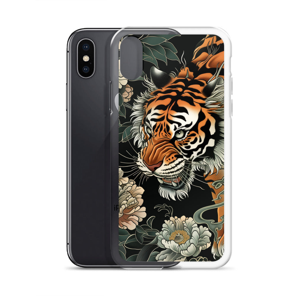 "tiger&peony" Clear Case for iPhone®