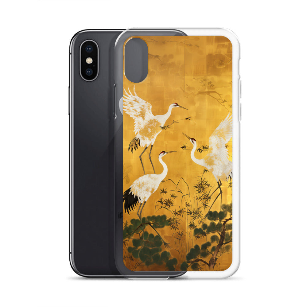 "ukiyo-e. crane." Clear Case for iPhone®