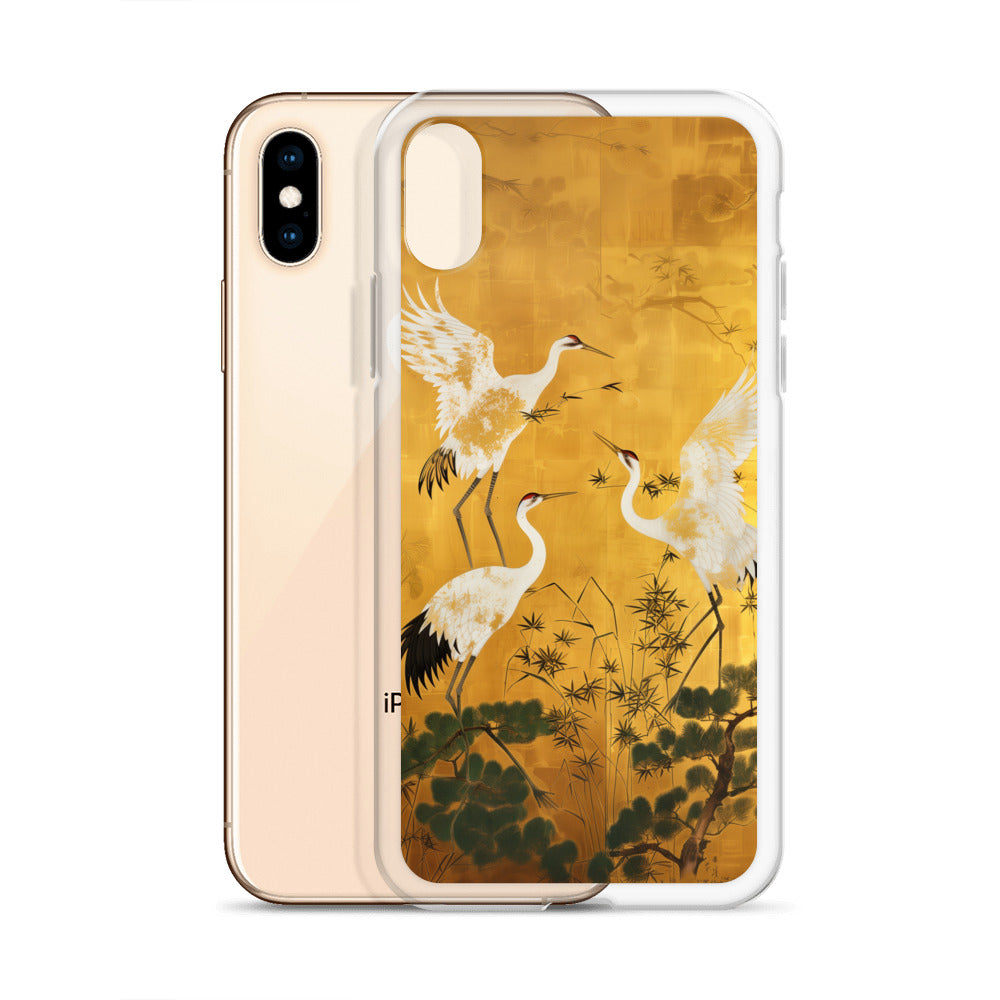 "ukiyo-e. crane." Clear Case for iPhone®