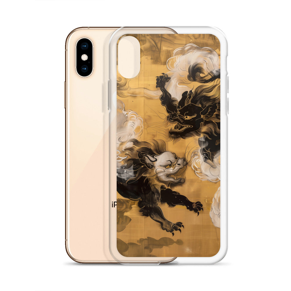 "Two lion-like creatures." Clear Case for iPhone®