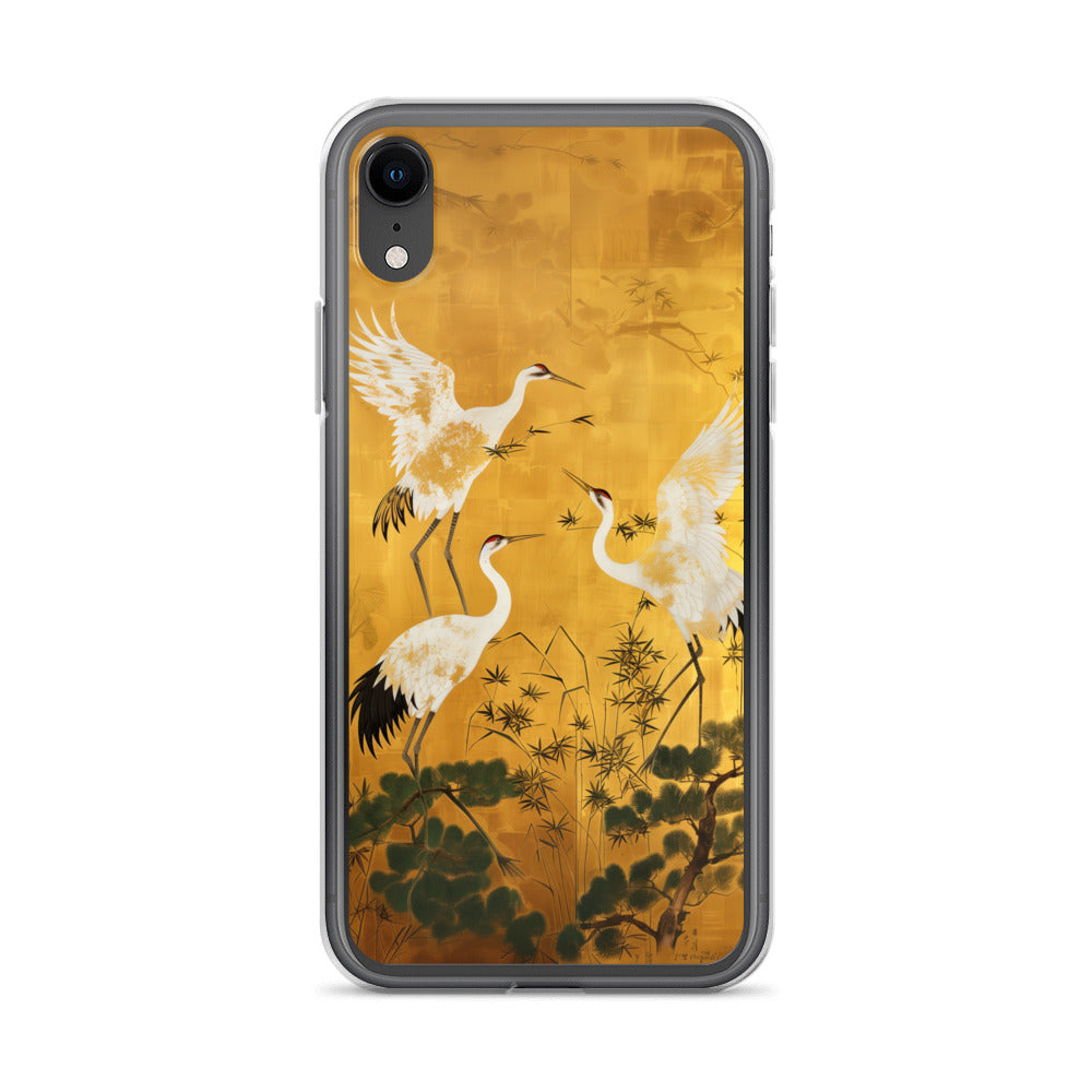 "ukiyo-e. crane." Clear Case for iPhone®