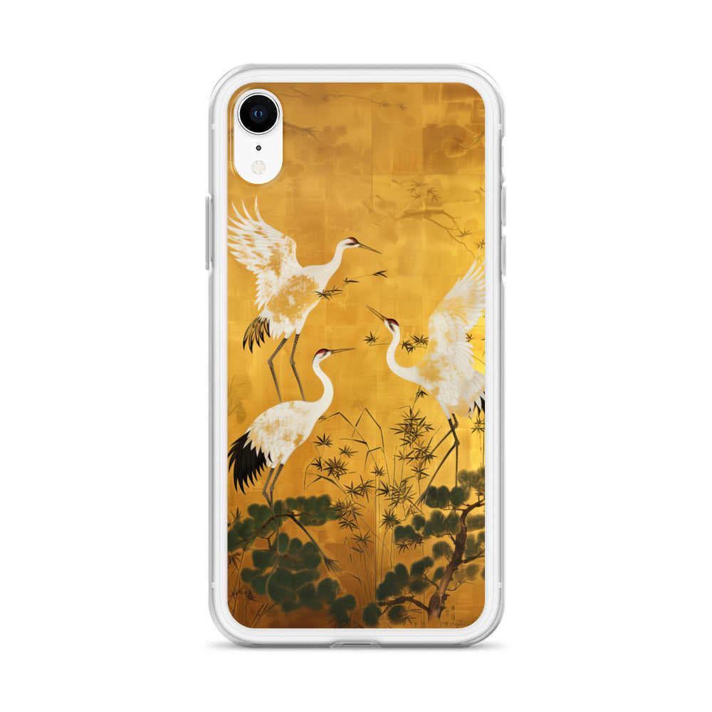 "ukiyo-e. crane." Clear Case for iPhone®