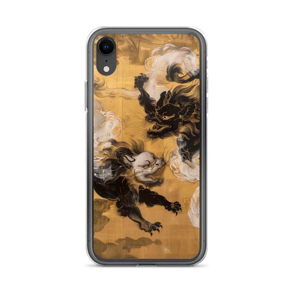 "Two lion-like creatures." Clear Case for iPhone®