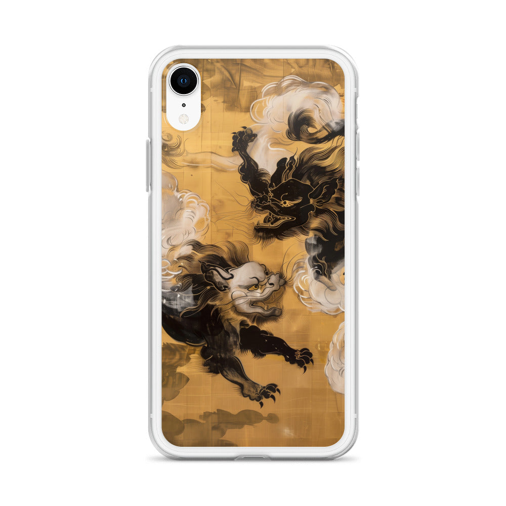 "Two lion-like creatures." Clear Case for iPhone®