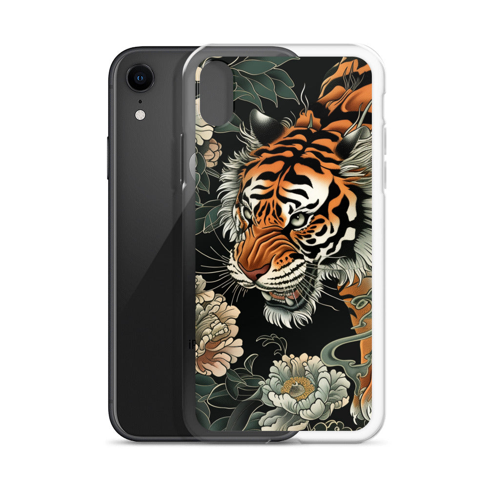 "tiger&peony" Clear Case for iPhone®