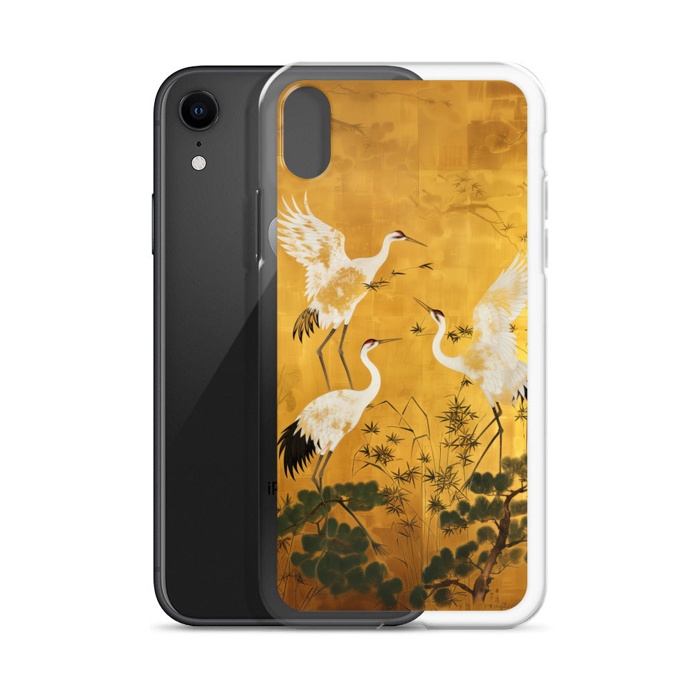 "ukiyo-e. crane." Clear Case for iPhone®