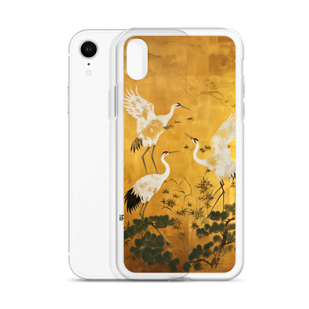 "ukiyo-e. crane." Clear Case for iPhone®