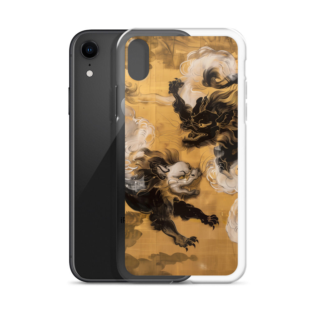 "Two lion-like creatures." Clear Case for iPhone®