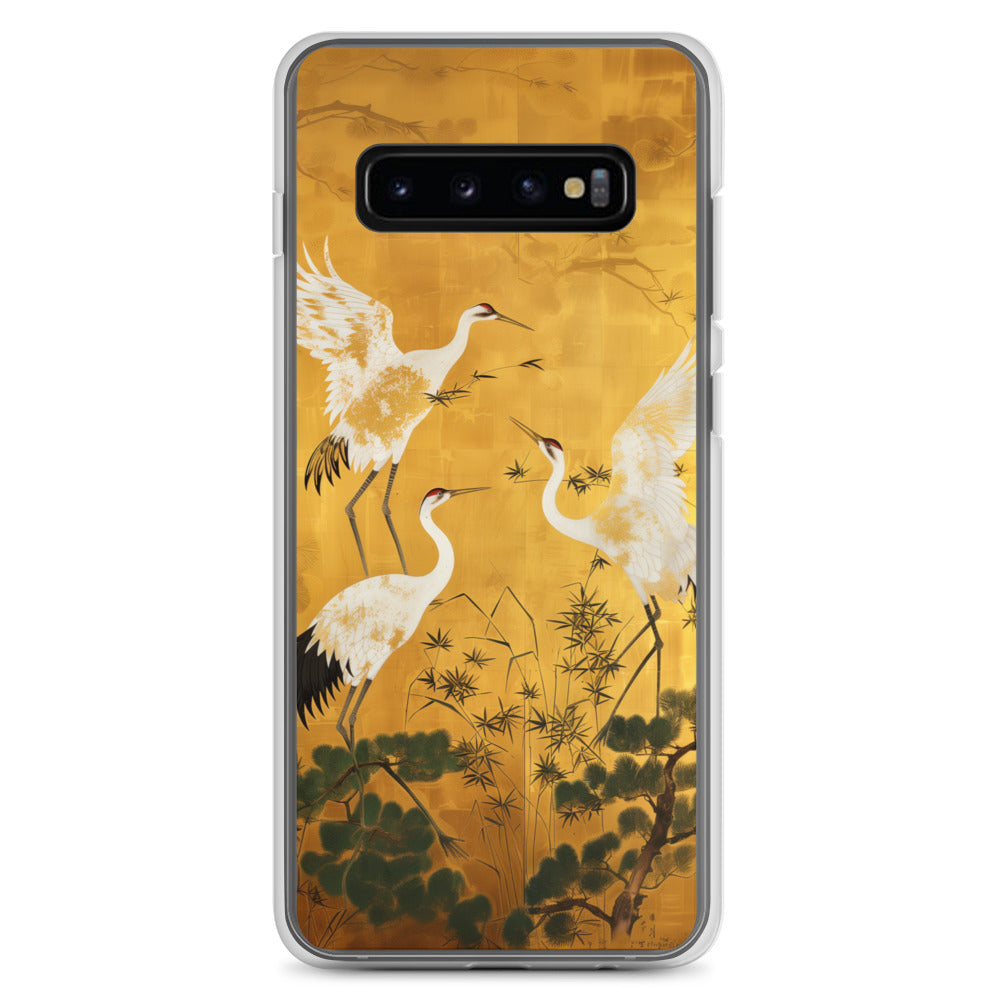"ukiyo-e. crane." Clear Case for Samsung®