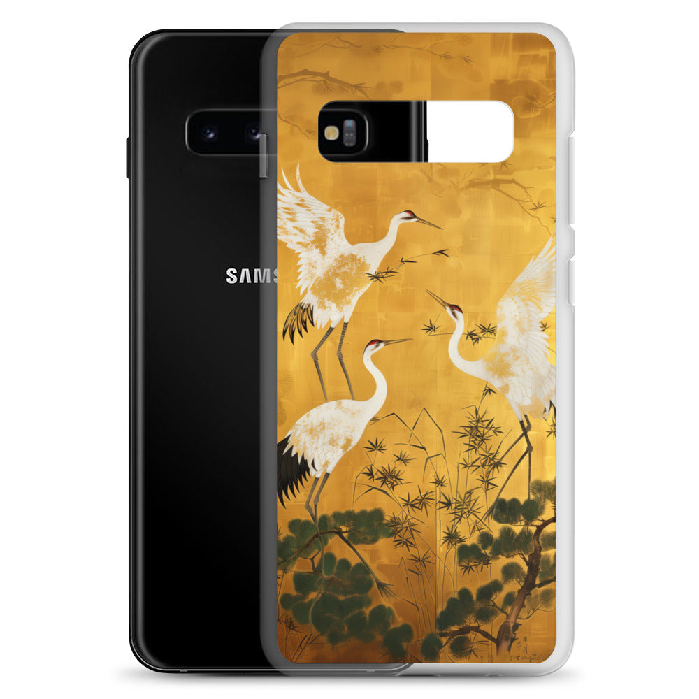 "ukiyo-e. crane." Clear Case for Samsung®