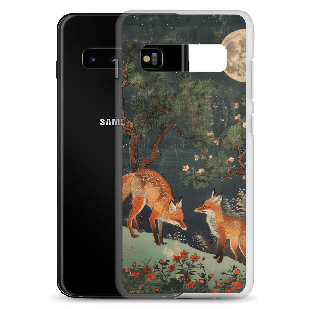 "two foxes" Clear Case for Samsung®