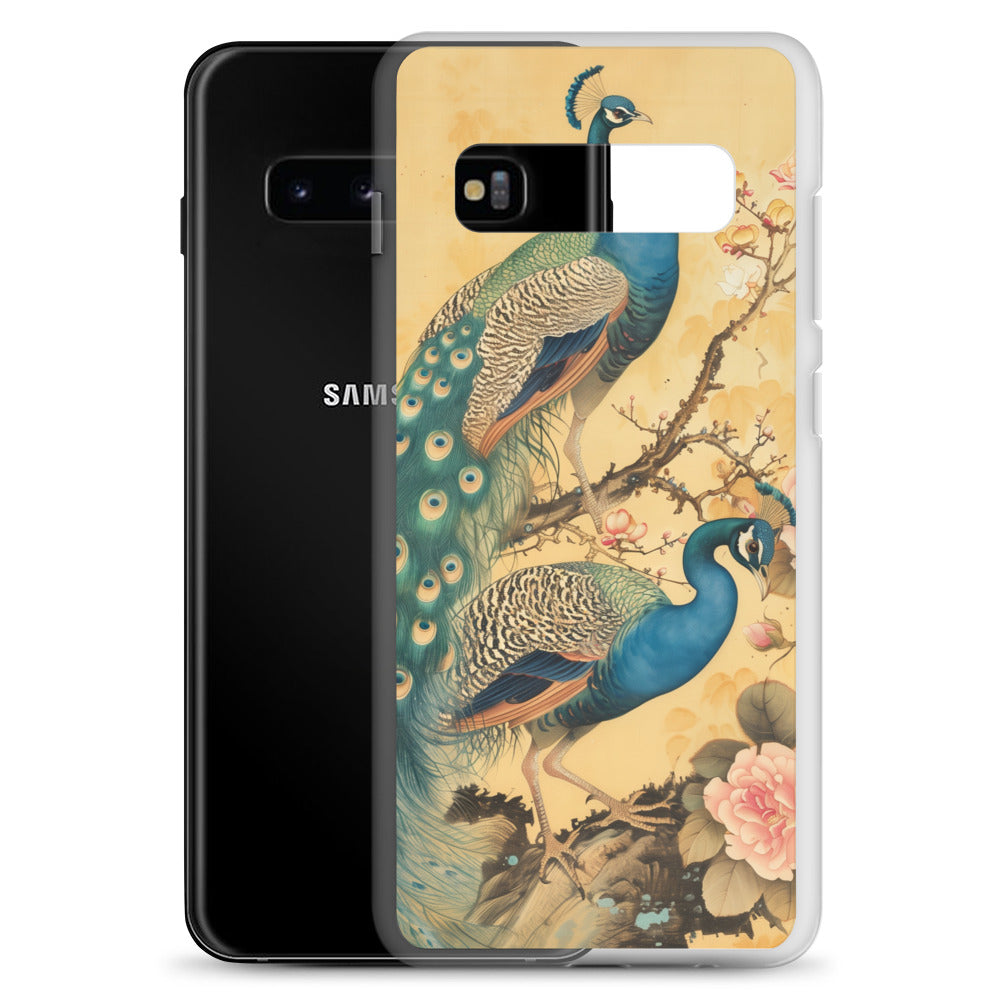 "peacock" Clear Case for Samsung®