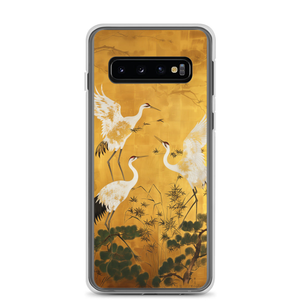 "ukiyo-e. crane." Clear Case for Samsung®