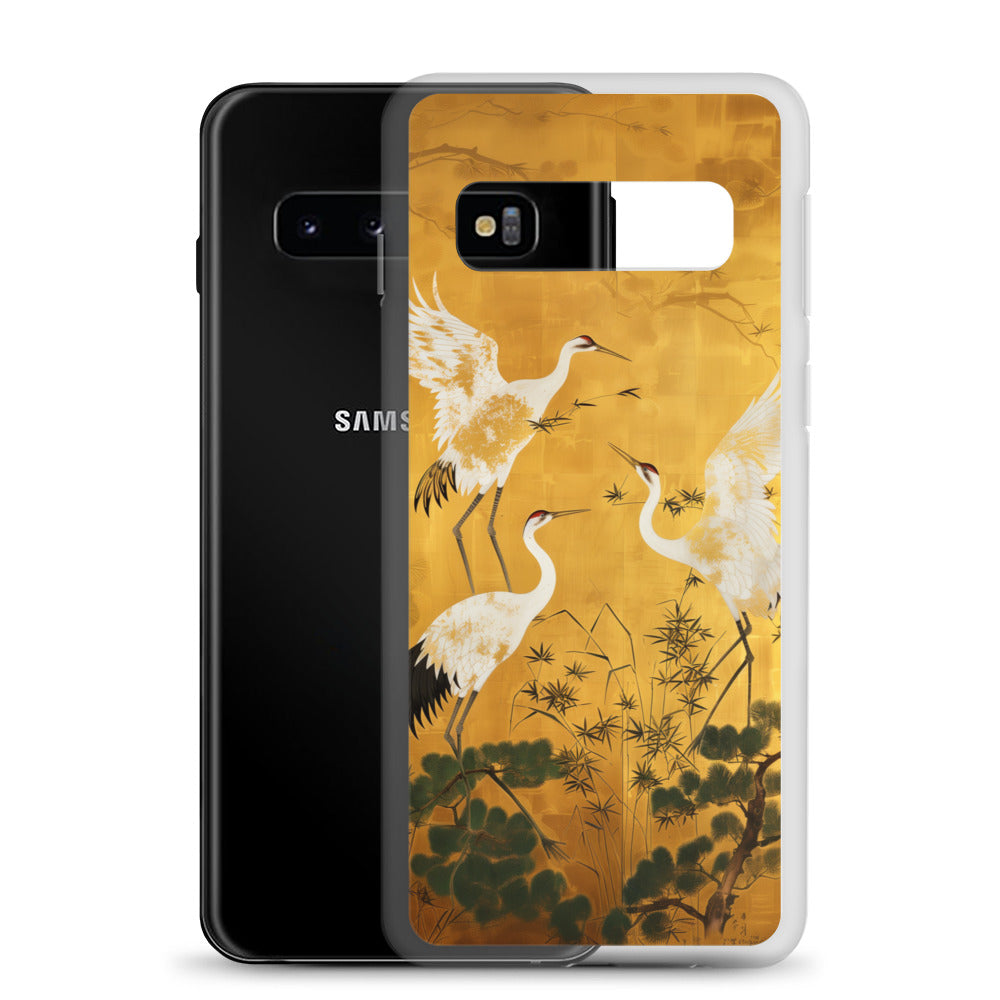 "ukiyo-e. crane." Clear Case for Samsung®