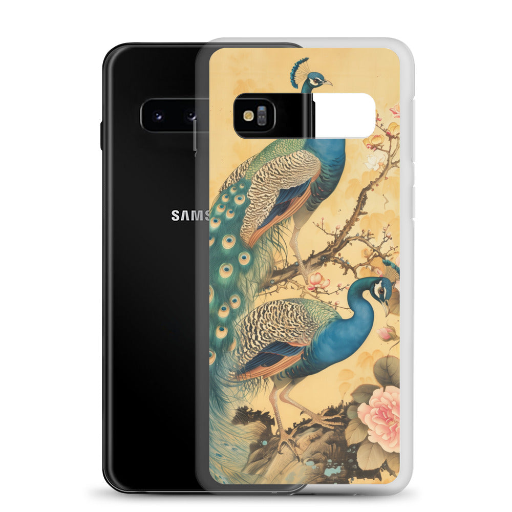 "peacock" Clear Case for Samsung®