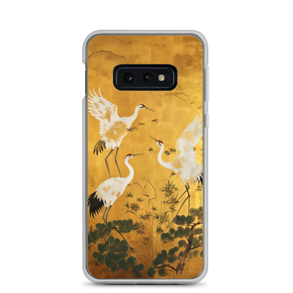 "ukiyo-e. crane." Clear Case for Samsung®