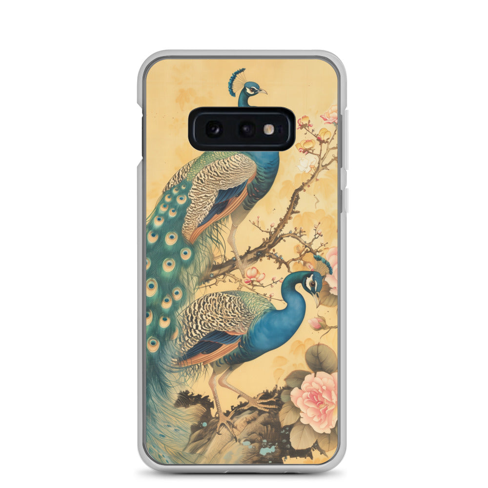 "peacock" Clear Case for Samsung®