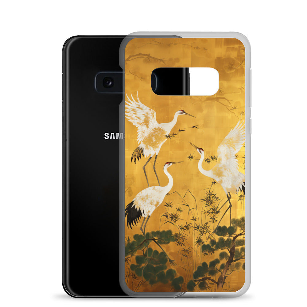 "ukiyo-e. crane." Clear Case for Samsung®