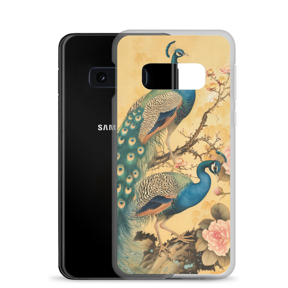 "peacock" Clear Case for Samsung®