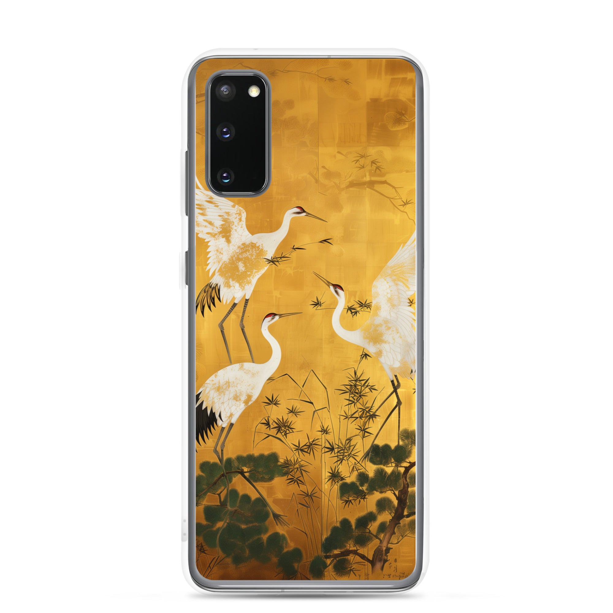 "ukiyo-e. crane." Clear Case for Samsung®