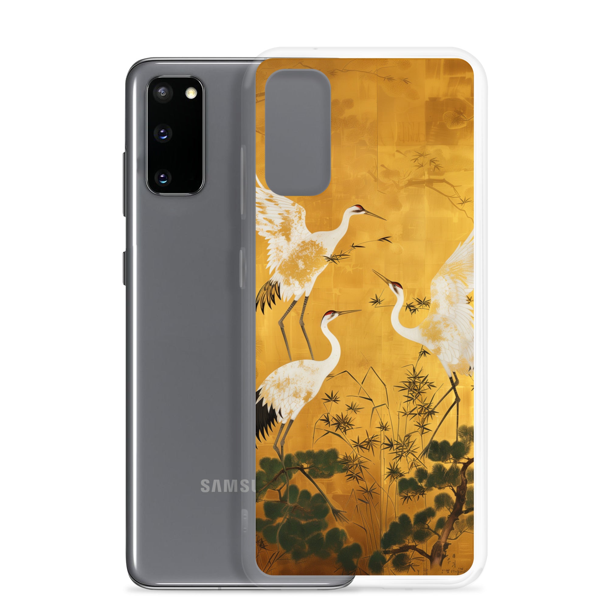 "ukiyo-e. crane." Clear Case for Samsung®