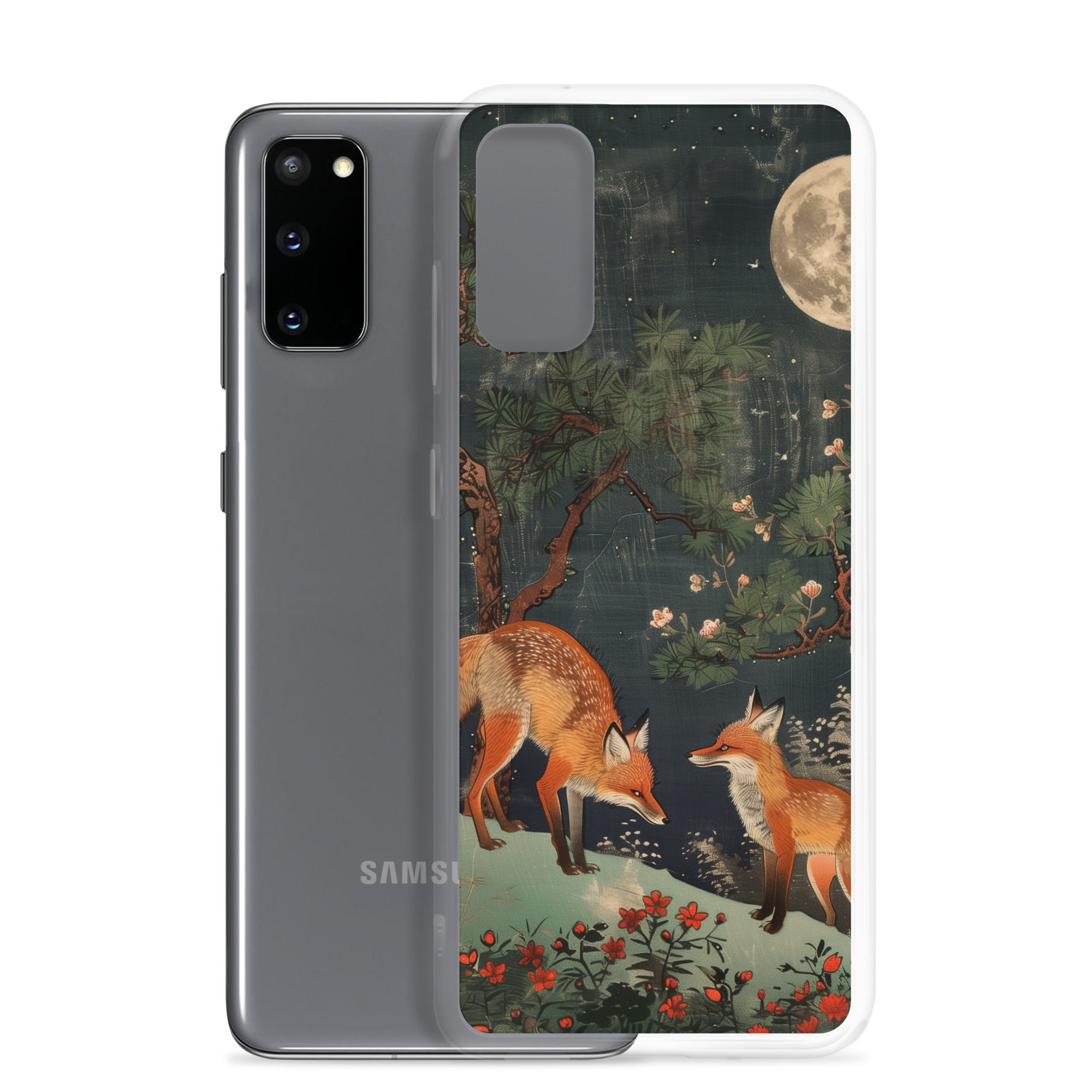 "two foxes" Clear Case for Samsung®