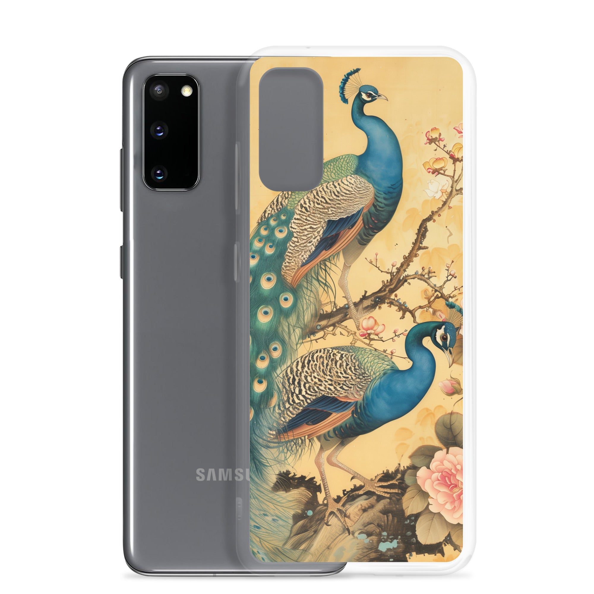 "peacock" Clear Case for Samsung®