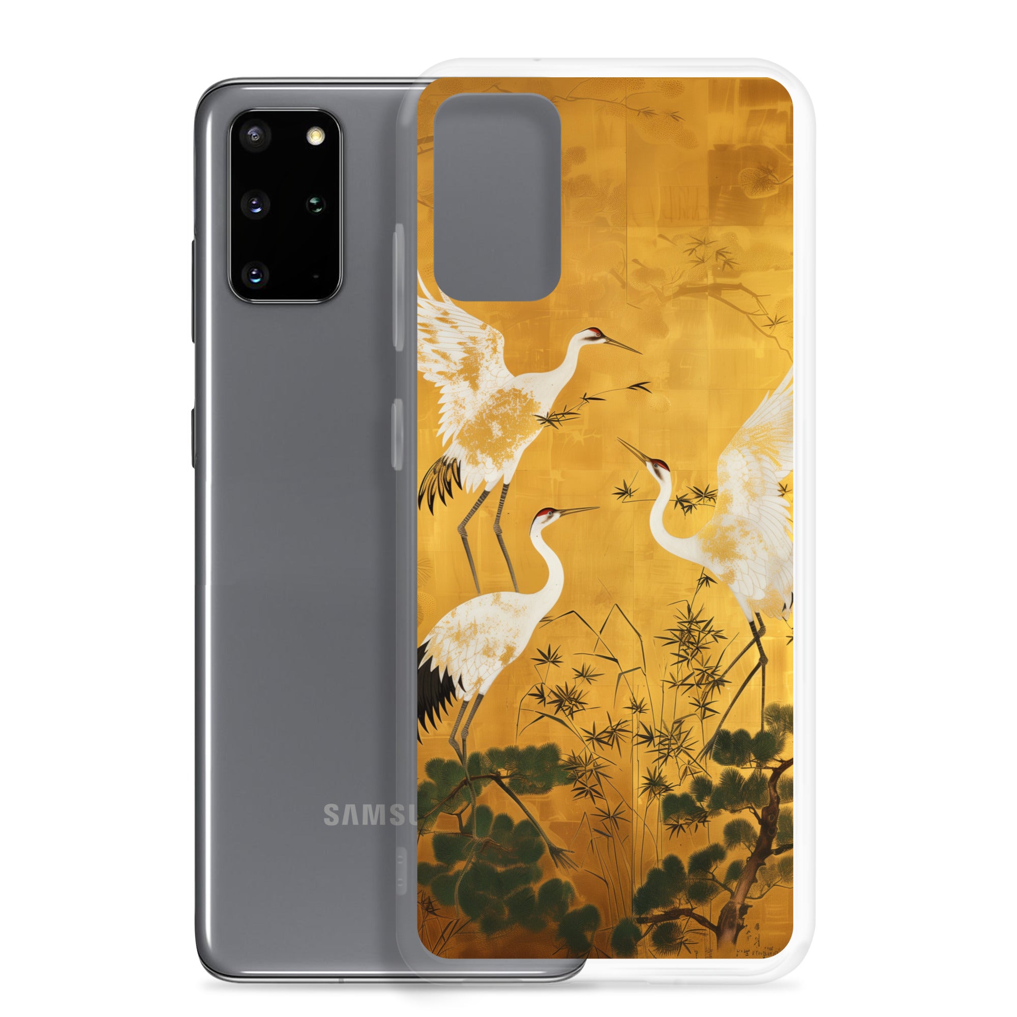 "ukiyo-e. crane." Clear Case for Samsung®