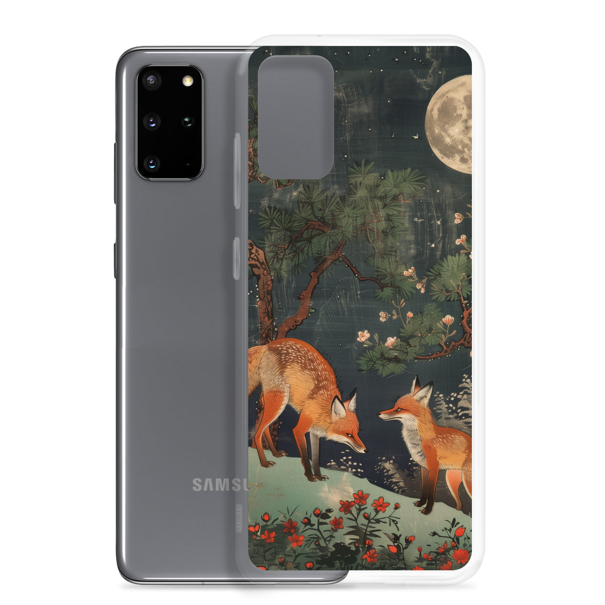 "two foxes" Clear Case for Samsung®