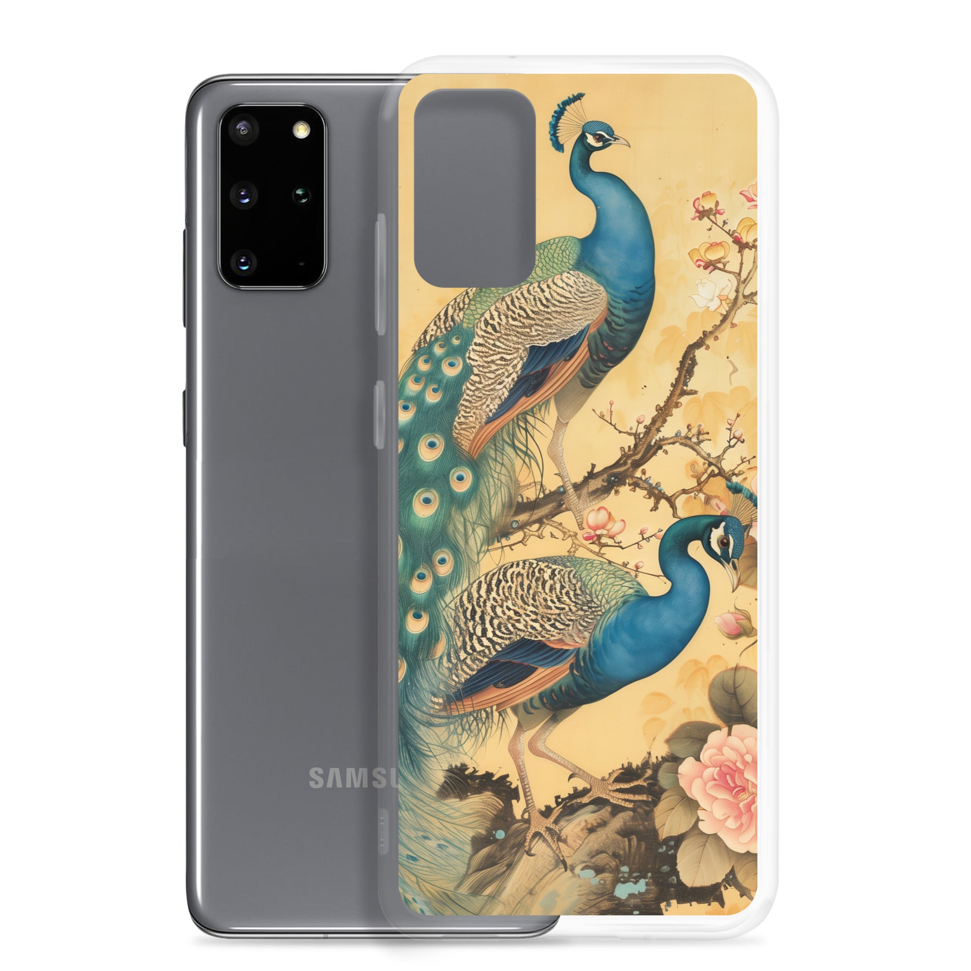 "peacock" Clear Case for Samsung®
