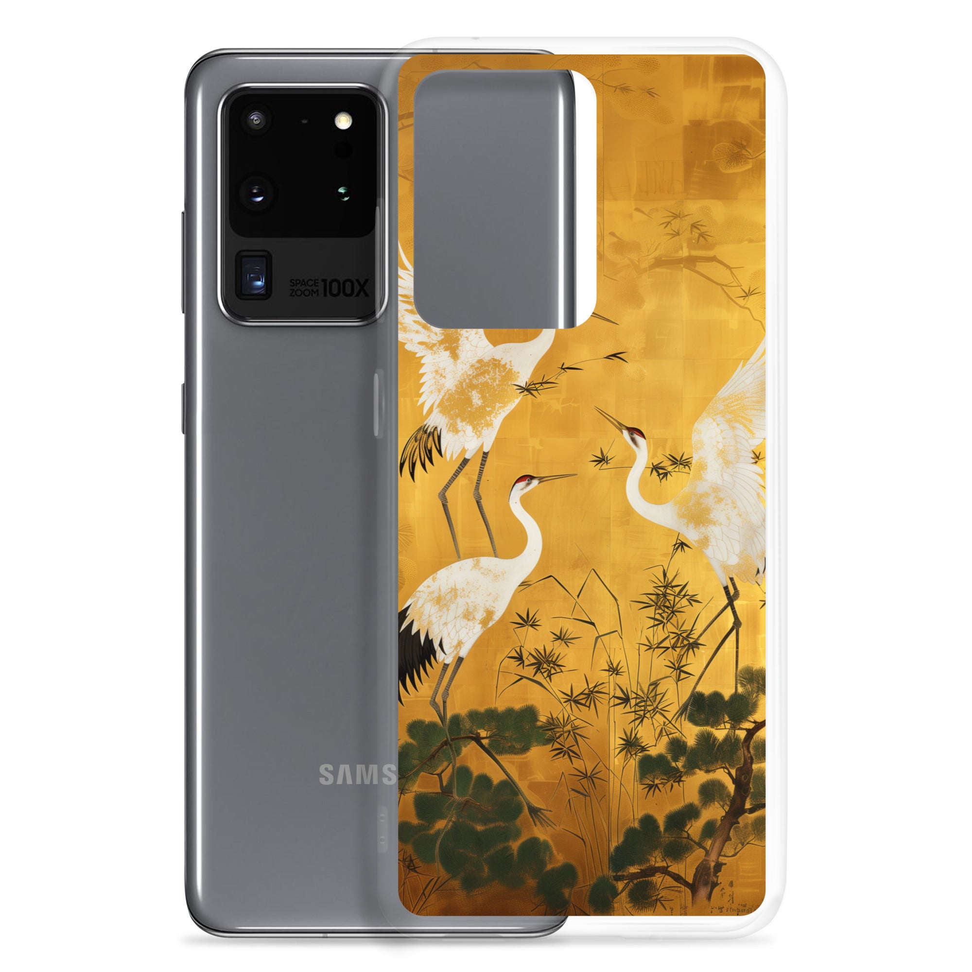 "ukiyo-e. crane." Clear Case for Samsung®
