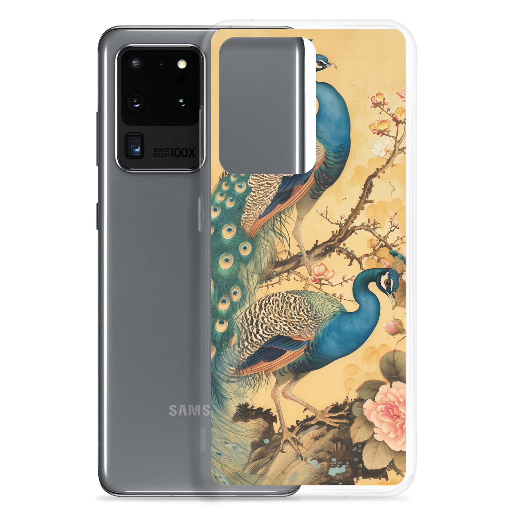"peacock" Clear Case for Samsung®
