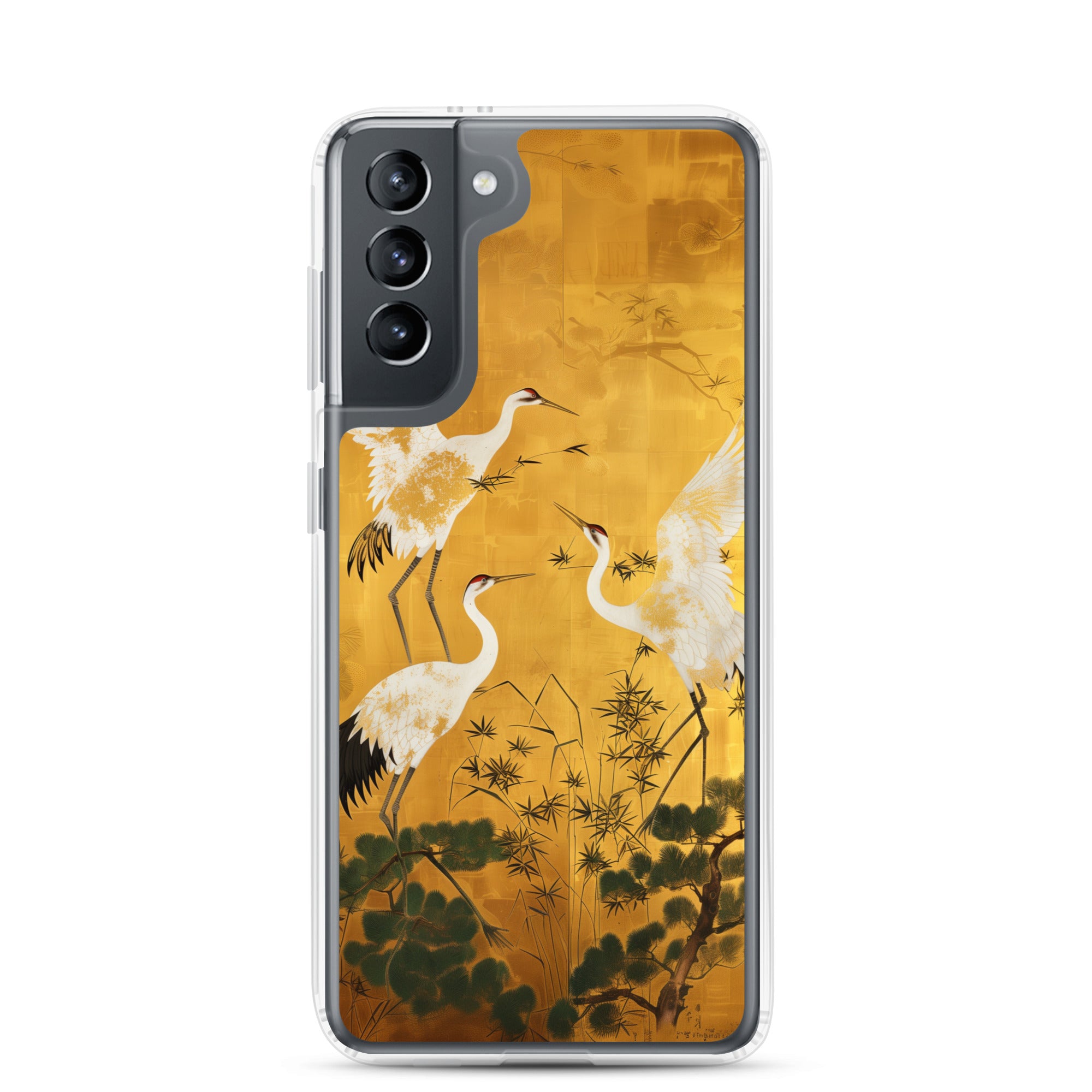 "ukiyo-e. crane." Clear Case for Samsung®
