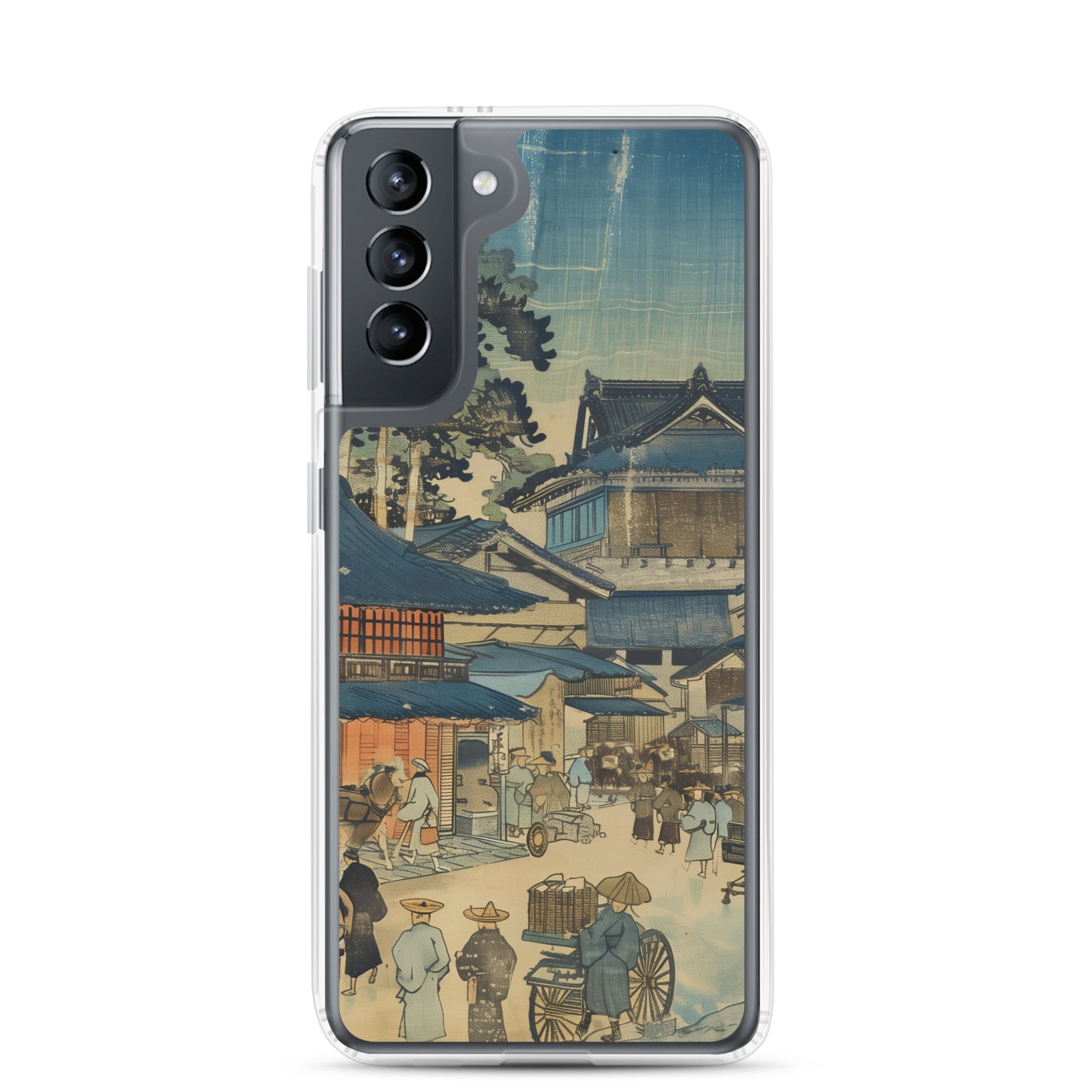 "old village" Clear Case for Samsung®