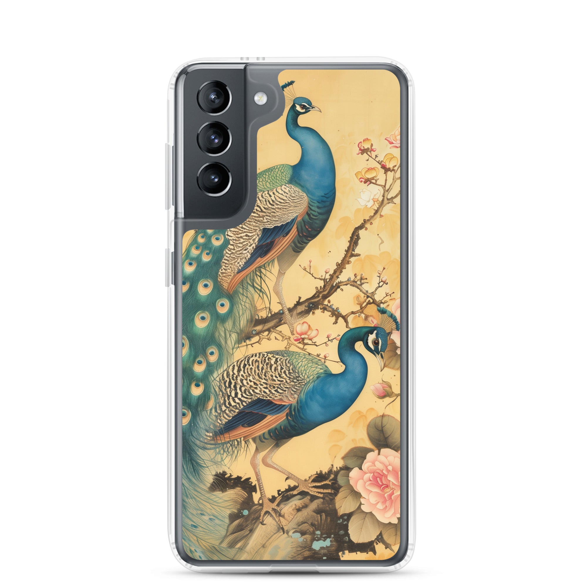 "peacock" Clear Case for Samsung®