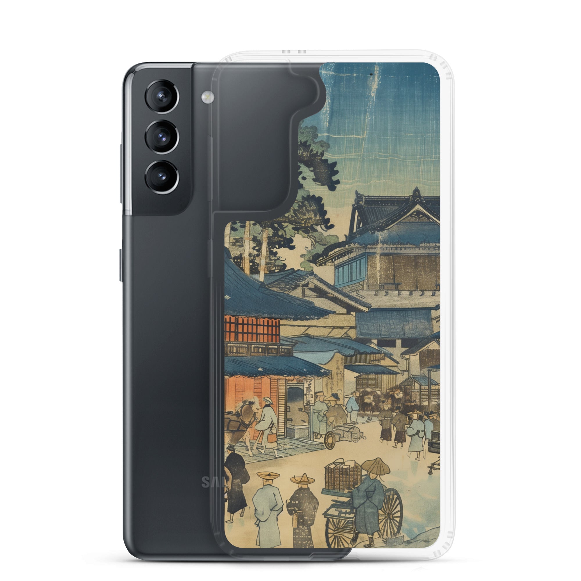 "old village" Clear Case for Samsung®