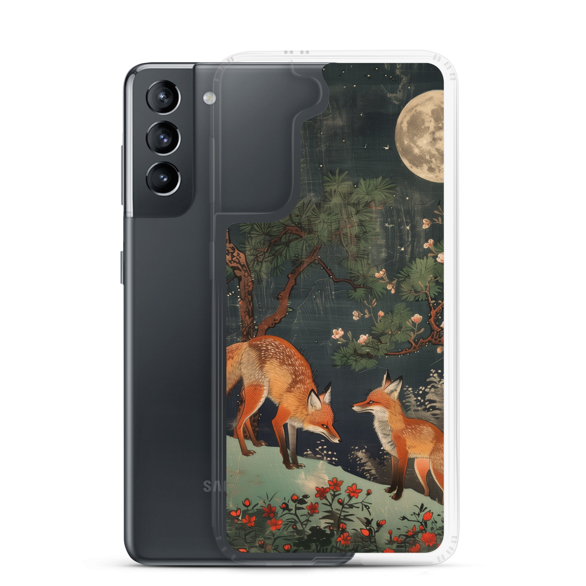 "two foxes" Clear Case for Samsung®
