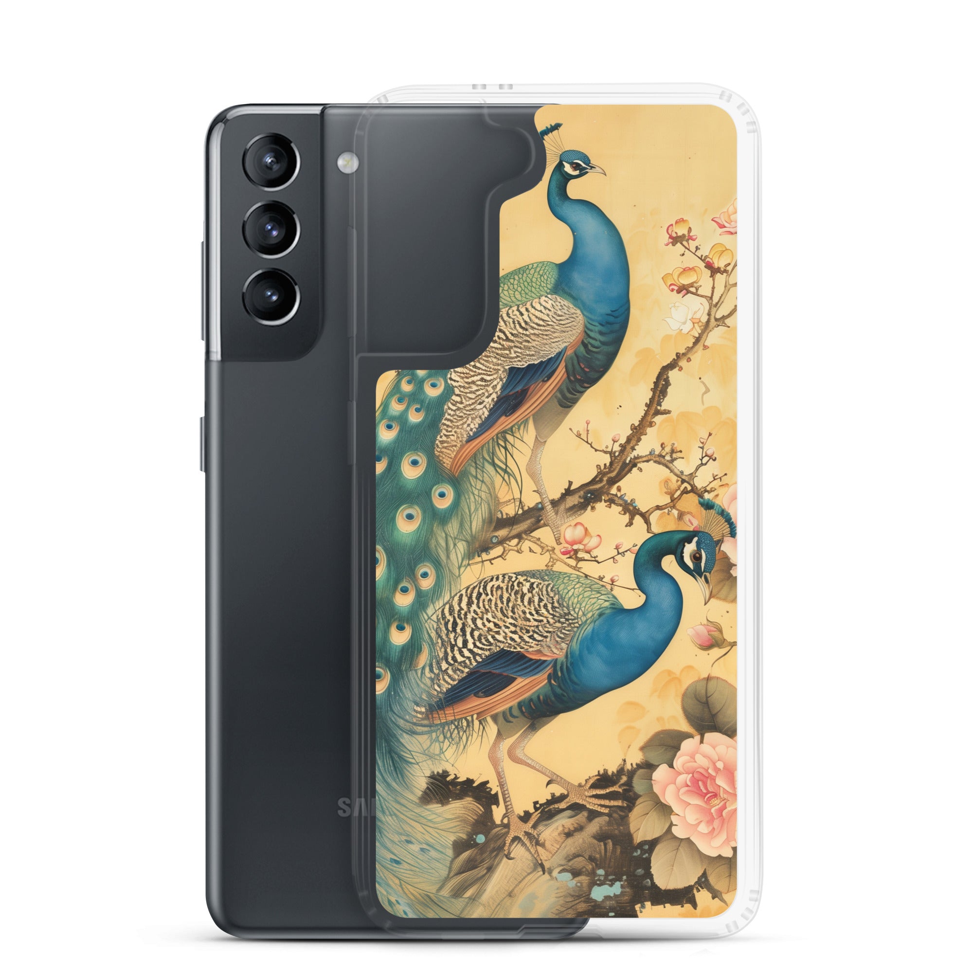 "peacock" Clear Case for Samsung®